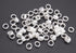 200 Pcs Silicone Cable Ties, 12 MM OD Reusable Rubber Bands for Home Office School Wire Cord Management (White)