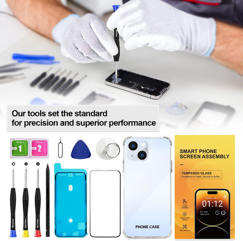 Aujinhaigx 13 6.1 inch, 3D A2482,A2631,A2633,A2634,A2635 for iPhone Screen Replacement Touch LCD Screen Display