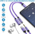 USB C to 3.5mm Audio Headphone & Android Phone Charger Adapter, 2-in-1 Type C Dongle Cable & 60W Fast Charging for