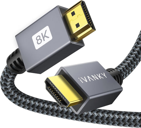 IVANKY 10K 8K HDMI Cable 10 ft, 48Gbps HDMI 2.1 Cable 10ft