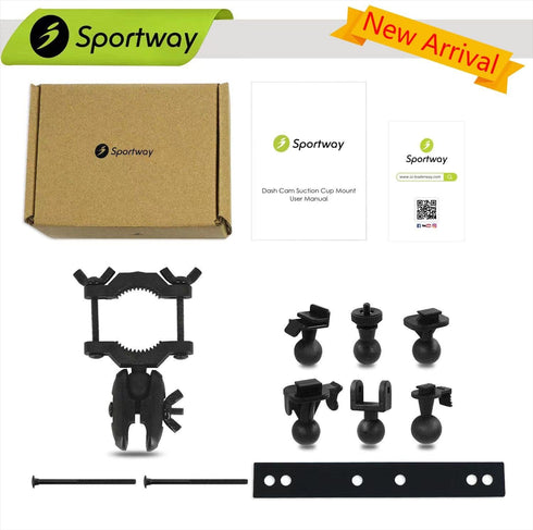 S70 Dash Cam Mount, Mirror Dash Camera Holder with 6pcs Joints for Rove APEMAN CHORTAU Roav Nexar and More