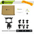 S70 Dash Cam Mount, Mirror Dash Camera Holder with 6pcs Joints for Rove APEMAN CHORTAU Roav Nexar and More