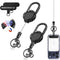 DINALLE Cell Phone Lanyard Anti-Theft Phone Tether - Retractable Steel Line, Locking Magnetic