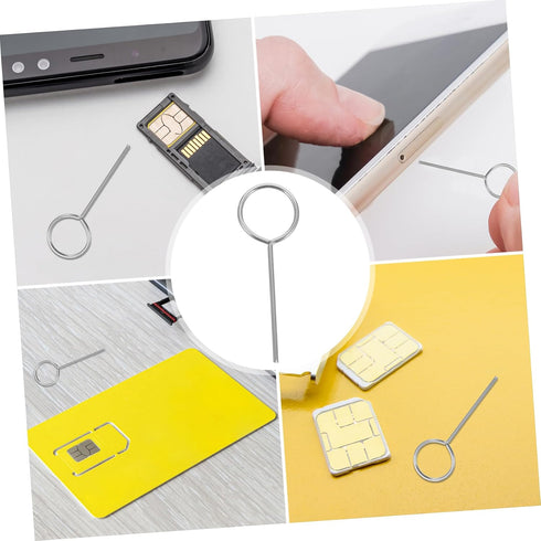 1000pcs OSALADI Sim Card Ejector Tools for Smartphone and Tablet Sim Removal Needles Compatible and More Convenient