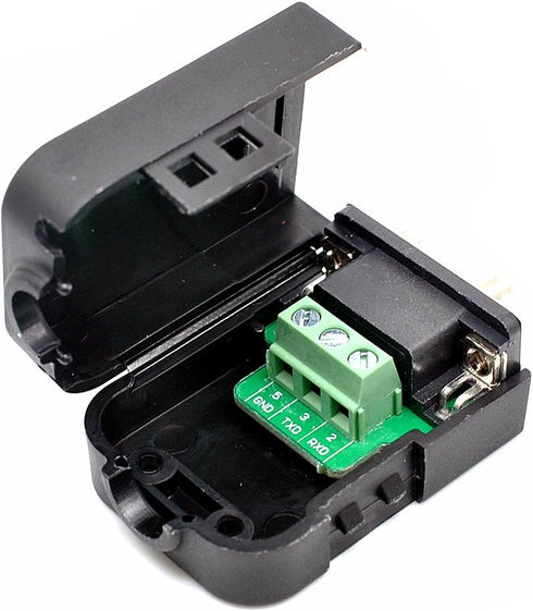 Oiyagai 2 Pcs DB9-G3 9Pins Male Adapter to Screw Connector RS232 Serial to RXD TXD GND Module