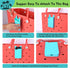Phone Holder Compatible with Bogg Bag Accessories, ABS Hard Plastic Insert for Bogg Bag Phone Holder - Orange