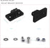 Universal Helmet Fixed Mounts, Camera Metal Bracket Adapter for GoPro Series Sport Camera/Skydiving Helmet