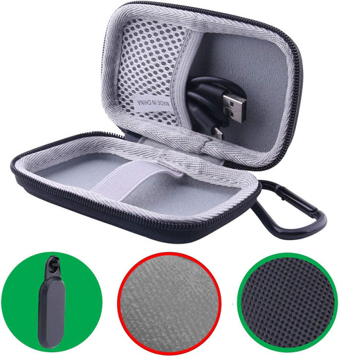 WERJIA Wi-Xb400/Wi-C200/ WI-C310 MP3 Hard EVA Travel Case for Sony Wireless in-Ear Headphones. Earphone Carrying Case