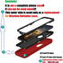 SAMKEE 12 12 Replacement Rubber Outer Skin Compatible with iPhone and iPhone Pro Otterbox Defender Series Case (Black)