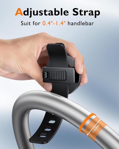 scenein 360 Magnetic Phone Holder for Gym, Bike Handlebar, Treadmill, Golf Cart, Stroller & Shopping Cart, Rotatable