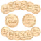 Sanyakti Baby Monthly Milestone,Beautiful Baby Milestone Signs-7 Double Sided Marker Wooden Circles Discs