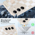 OOK S25FE 5G Compatible with Samsung Galaxy Silicone Phone Case with Strap, Trendy Checkerboard Pattern for Women