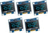 Hosyond 5 Pcs 1.3 Inch IIC I2C OLED Display Module 128x64 Pixel SH1106