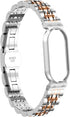Gheper Stainless Steel Watchband Compatible with Plaud NotePin AI Voice Recorder Metal Protective Bezel Frame Case