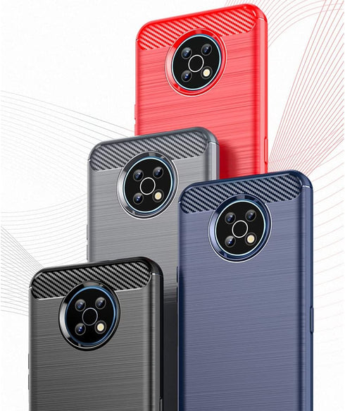 Osophter Nokia G50 Case, Nokia G50 5G Phone Case with 2pcs Screen Protector, Shock-Absorption Flexible TPU Rubber