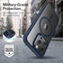 ESR Classic Series Clear Dark Blue Case for iPhone 15 Pro Max, MagSafe Compatible, Military-Grade, Scratch-Resistant.