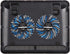 Laptop Cooling Pad, Coolertek Portable Slim Quiet Stand with 2 Blue LED Fans, Fits 11-14 Inch