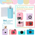 9 Rolls Kids Instant Camera Print Refill Paper for Instant Print Camera Favors, Blue, Pink, Yellow