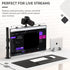 HumanCentric DSLR Monitor Mount, Camera Shelf for Desk, Light Webcam and Microphone Shelf for Monitor Arm