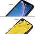 TOOVREN Wallet Case for iPhone XR with Lanyard Strap, Card Holder, Protective Cover with Stand, Yellow