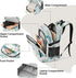 Bolaz Backpack 14 Inch Turtle Seahorse Crab Travel Laptop Computer Bag Sturdy School Bag College Bookbag
