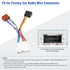Connector,16Pin Radio Wiring Harness for Hyundai Stereo Car Radio Wire Harness Adapter Compatible with Elantra Sonata