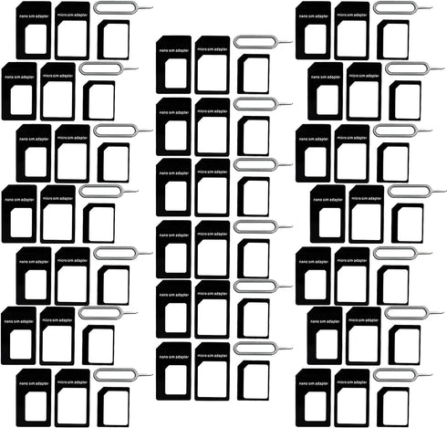 SaiTech IT 20 Pack New Nano and Micro Sim Adapter With Eject Pin Needle