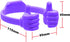 Honsky Thumbs-up Cell Phone Stand - Pack of 7, Universal Flexible Multi-Angle Holder in Assorted Colors