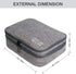 Electronics Organizer, Jelly Comb Waterproof Travel Cable Storage Bag for Charging Cable, Power Bank, iPad