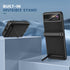 VEGO Black Case for Motorola Razr 2023 - Shockproof, Full Body, Hinge Protection, Built-in Screen Protector & Kickstand.