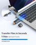 USB 3.0 Micro SD Card Reader for MicroSD, MicroSDHC/SDXC UHS-I Memory Card, Compatible with Windows, MAC, iPhone 15