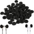Trinkrittey 50 Pcs Earbud Sponge Cover Protector 18mm Soft Foam Earbud Tips Cushions