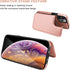 ONETOP Wallet Case for iPhone 12/12 Pro, PU Leather with Card Holder, Kickstand, Rose Gold