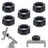 PIJUR 6-Pack 17mm Tightening Nut for Car Mount Screw-On, Car Phone Mount Replacement