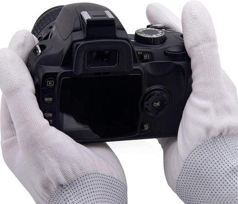 VSGO DDG-1 Camera Cleaning Gloves - Professional Anti-Static Cleaning Gloves White for Camera, Sensor Cleaning