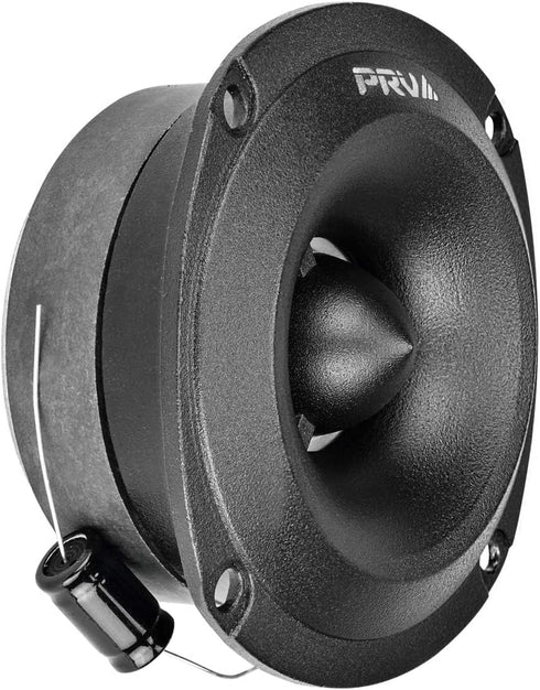 PRV Audio Super Tweeters Pair, 3.5 Inch Bullet Tweeters, 240 Watts, PRV Tweeter TW350Ti-4 Slim Titanium Bullet PRO