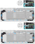 Deal4GO Internal Speaker J8FHX V56PM Replacement for Dell Inspiron 3510 3511 3515 3520 3525 Vostro 3510 3515 3520