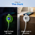 MAGNICPRO 6ft 514 LED Phone Lightning Cable with Magnetic Tip, Magnetic Cord Holder & Blue Night Glow Light Durable