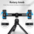 Heliora 4 Multifunctional Smartphone Video Kit, with Universal Phone Desktop Tripod with Dual Phone Holders and Cold