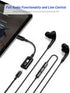 USB C to Lightning Headphone Audio Adapter for iPhone 15, iPad Pro 10, Air 5, Mini 6, MFi Certified Converter