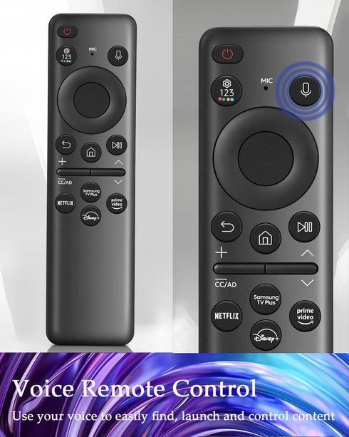 ????????-???????????? ?????????????? Solar Voice Remote Control for Samsung TV, Compatible with BN59-01432A