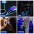 iPhone LED Light Up Flowing Charging Cable, 4Ft Multi 3 in 1 USB Universal Fast Charging Cord for Android/Apple