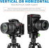 Bestoct 1/4" 3/8" DSLR Camera L Bracket with & Screw Hole, Vertical Horizontal Switching Tripod Mount Quick Release