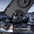 Hython iPhone 13 Pro Max Case - Magnetic Translucent Matte, 6.7", Slim Shockproof Bumper, Frosted Black, MagSafe