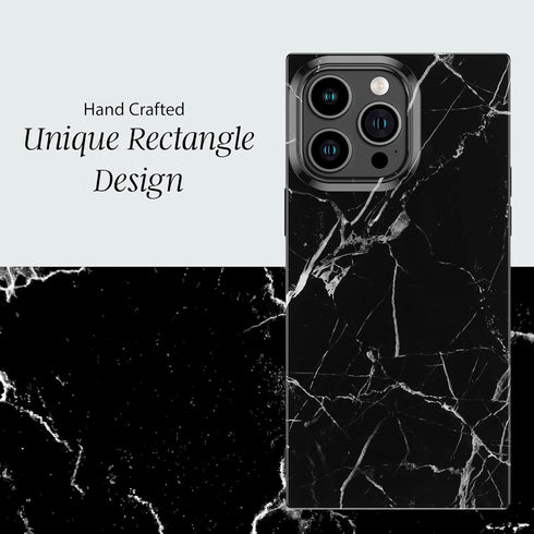 Cocomii Rectangle Case Compatible with iPhone 11 Pro Max, Natural Marble Pattern, Glossy Protective Phone Case