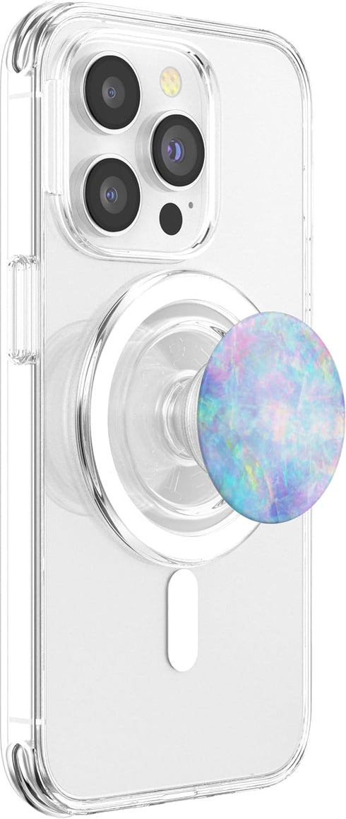 Opal Arts by Farm n' Fancy Opal Art Mystic White PopSockets PopGrip for MagSafe
