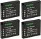 Kastar 4-Pack LB015 Battery Replacement for Kokad LB-015 Rechargeable Lithium-ion Battery, PIXPRO WPZ2