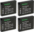 Kastar 4-Pack LB015 Battery Replacement for Kokad LB-015 Rechargeable Lithium-ion Battery, PIXPRO WPZ2
