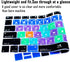 English Silicone Final Cut Pro X Shortcuts Keyboard Cover Skin for MacBook Air 13, Retina Display, Model A1932
