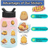 WASHBO 50Pcs Potato Stickers Funny Cartoon Potato Vinyl/PVC Decals for Kids Boys Girls, Cute Stickers for Water Bottles